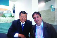 Augusto Cam (left) and Dr. Luis Moreta-Sainz